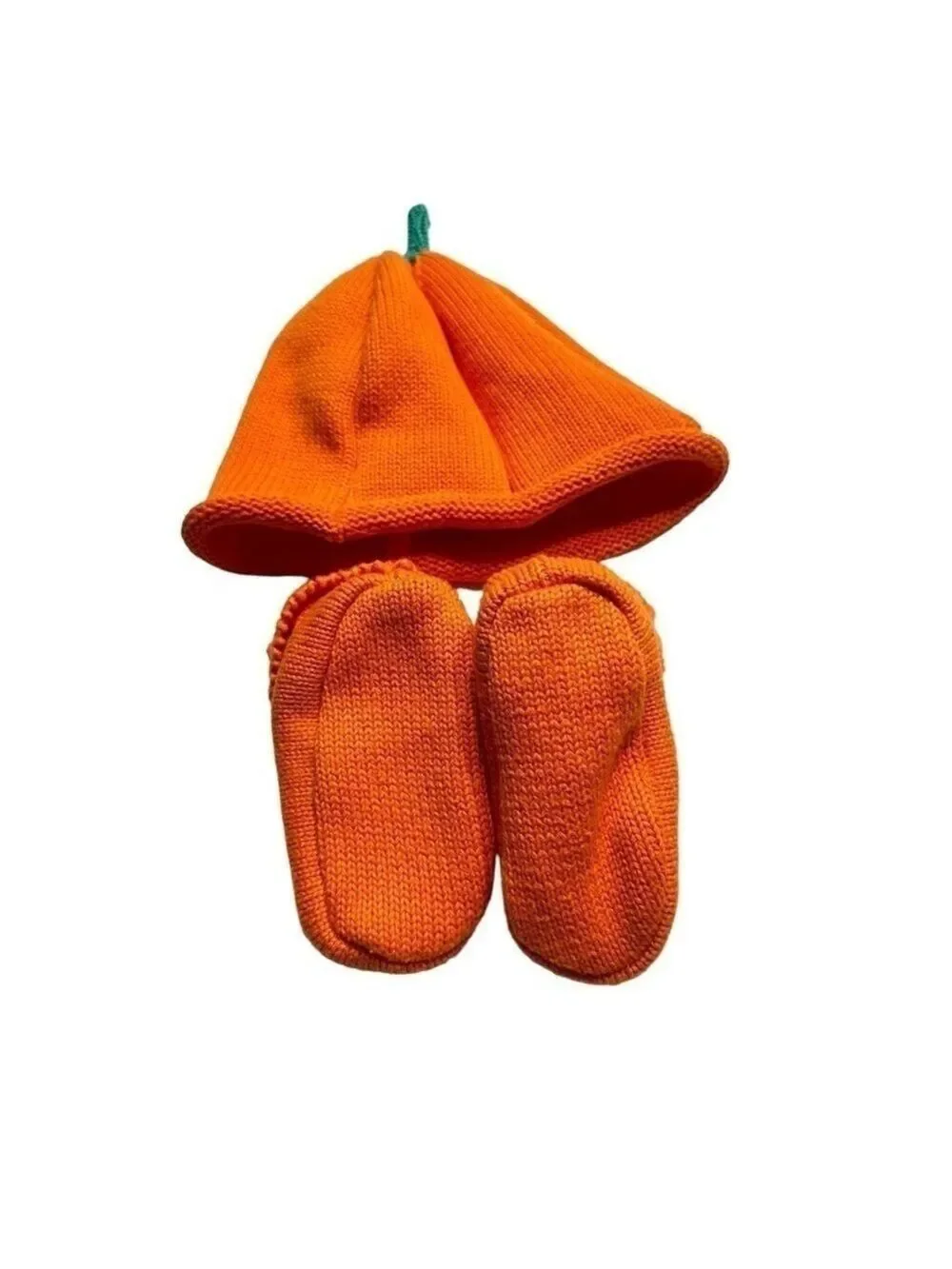 Just One You by Carter's Halloween Pumpkin‎ Hat & Booties Orange 100% cotton OS